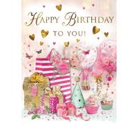 Regal Publishing Birthday Card, Happy Birthday to You Female - 8 x 6 inches