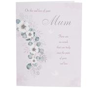 Regal Publishing C80803 Classic Symapthy Card Sad Loss of Your Mum,grey|white|pink,8 x 6 inches
