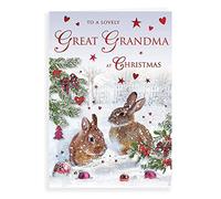 Regal Publishing Character Christmas Card Great Grandma - 9 x 6 inches, C85538