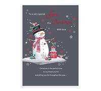 Regal Publishing Character Christmas Card Son - 9 x 6 inches