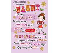Regal Publishing Christmas Card Nanny - 9 x 6 inches