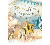 Regal Publishing Christmas Card New Year Star Cheers - 8 x 6 inches