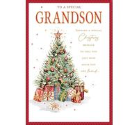 Regal Publishing Christmas Card To a Special Grandson Traditional tree - 9 x 6 inches