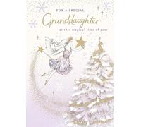 Regal Publishing Christmas For a Special Card Granddaughter Magical Fairy - 9 x 6 inches
