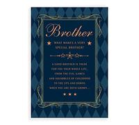 Regal Publishing Classic Birthday Card Brother - 9 x 6 inches