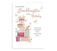 Regal Publishing Classic Birthday Card Granddaughter - 9 x 6 inches