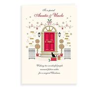 Regal Publishing Classic Christmas Card Auntie & Uncle - 9 x 6 inches