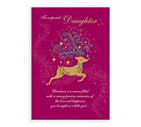 Regal Publishing Classic Christmas Card Daughter - 9 x 6 inches