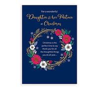 Regal Publishing Classic Christmas Card Daughter & Partner - 9 x 6 inches, C85383
