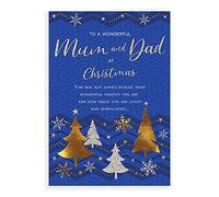 Regal Publishing Classic Christmas Card Mum & Dad - 9 x 6 inches C85429