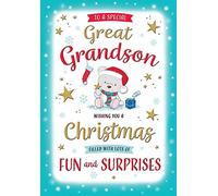 Regal Publishing Cute Christmas Card Great Grandson - 9 x 6 inches
