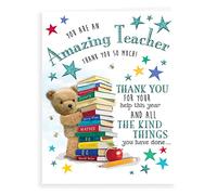 Regal Publishing Cute Thank You Card Thank You Teacher - 8 x 6 inches
