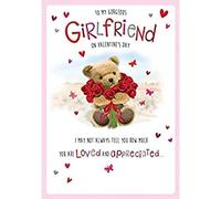 Regal Publishing Cute Valentine's Card Girlfriend - 9 x 6 inches