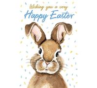 Regal Publishing Easter Card Open Bunny - 7 x 5 inches, (C88352)