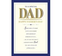 Regal Publishing Father's Day Card, To A Special Dad - 9 x 6 inches