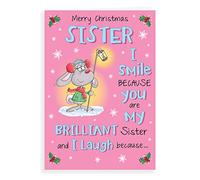Regal Publishing Fun/Humour Christmas Card Sister - 9 x 6 inches