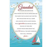 Regal Publishing Heartfelt Wishes Sentimental Birthday Card Grandad - 9 x 6 inches