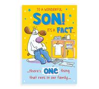 Regal Publishing Humour Birthday Card Son - 9 x 6 inches