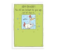 Regal Publishing Humour Funny Birthday Card Brilliant for age - 7 x 5 inches