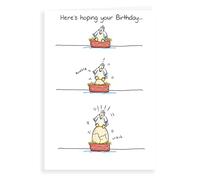 Regal Publishing Humour Funny Birthday Card Chicken & egg - 7 x 5 inches
