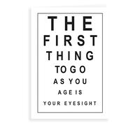 Regal Publishing Humour Funny Birthday Card First thing to go - 7 x 5 inches