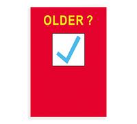 Regal Publishing Humour Funny Birthday Card Older tick - 7 x 5 inches