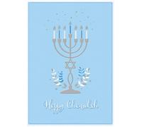 Regal Publishing Jewish Card, Happy Chanukah - 7 x 5 inches