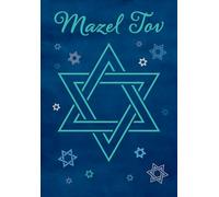 Regal Publishing Jewish Card, Mazel Tov Star David - 7 x 5 inches