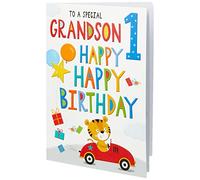 Regal Publishing Juvenile Birthday Card Age 1 Grandson - 9 x 6 inches,White