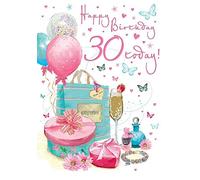 Regal Publishing Milestone Age Birthday Card Age 30 F - 9 x 6 inches