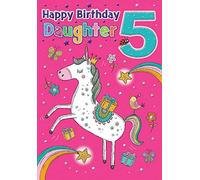 Regal Publishing Milestone Age Birthday Card Age 5 Daughter - 9 x 6 inches, C80112