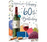 Regal Publishing Milestone Age Birthday Card Age 60 M - 9 x 6 inches