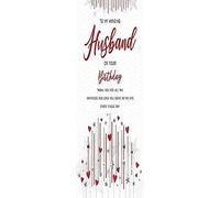 Regal Publishing Modern Birthday Card Husband - 9 x 6 inches