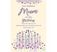Regal Publishing Modern Birthday Card Mum - 9 x 6 inches