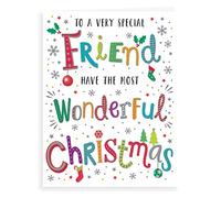 Regal Publishing Modern Christmas Card Friend - 8 x 6 inches