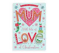 Regal Publishing Modern Christmas Card Mum - 9 x 6 inches