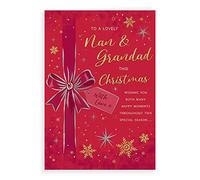 Regal Publishing Modern Christmas Card Nan & Grandad - 9 x 6 inches, C85557