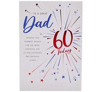 Regal Publishing Modern Milestone Age Birthday Card 60th Dad - 9 x 6 inches
