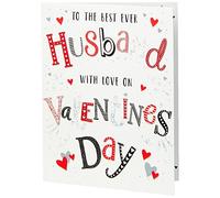 Regal Publishing Modern Valentine's Card Husband - 8 x 6 inches