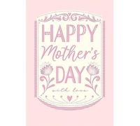 Regal Publishing Mother's Day Card, With Love Mother's Day - 9 x 6 inches
