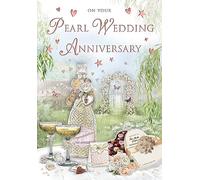 Regal Publishing Peal Anniversary Card - 9 x 6 inches - Piccadilly Greetings