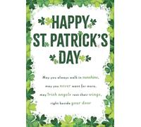 Regal Publishing St Patrick's Day Card, Happy St Patrick's Day Verse - 7 x 5 inches