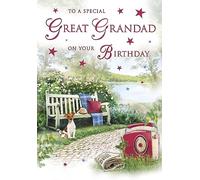 Regal Publishing Traditional Birthday Card Great Grandad - 9 x 6 inches - Piccadilly Greetings