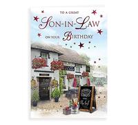 Regal Publishing Traditional Birthday Card Son In Law - 9 x 6 inches