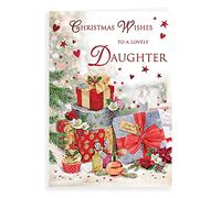 Regal Publishing Traditional Christmas Card Daughter - 9 x 6 inches