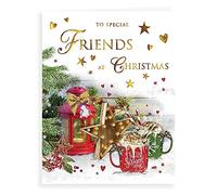 Regal Publishing traditional Christmas Card Friends - 8 x 6 inches