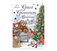 Regal Publishing Traditional Christmas Card Great Grandson - 9 x 6 inches C85419