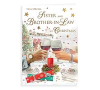 Regal Publishing Traditional Christmas Card Sister & Brother in Law - 9 x 6 inches, C85447