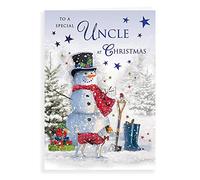 Regal Publishing Traditional Christmas Card Uncle - 9 x 6 inches