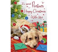 Regal Publishing Traditional (Cute) Christmas Card Partner - 9 x 6 inches